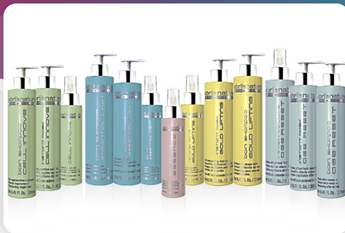 Línea completa de productos profesionales para tratamientos capilares